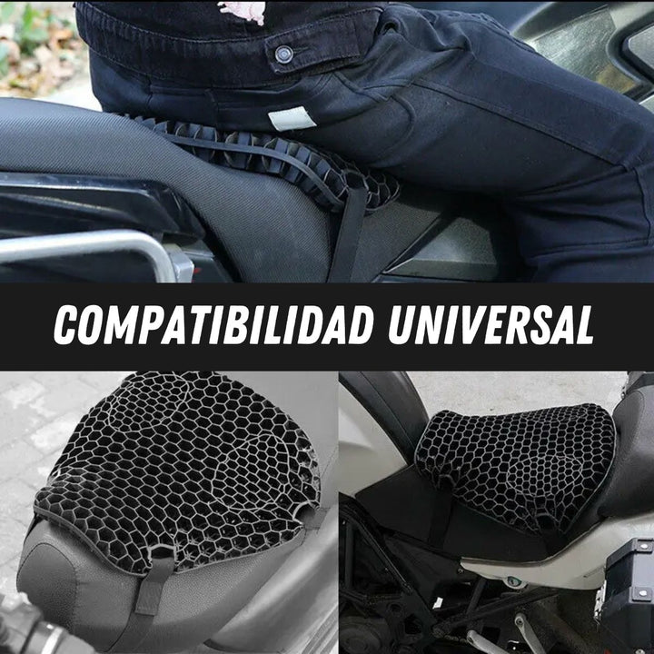 MotoCush®| COJIN ERGONOMICO UNIVERSAL PARA MOTO